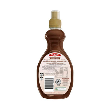 Queen Sugar Free Chocolate Fudge Topping 355ml Rear