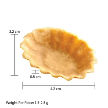 La Rose Noire Ultra Zero Fluted Oblong Tart Shells 250 Pieces