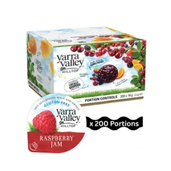 Yarra Valley Raspberry Jam Portions x 200 Carton