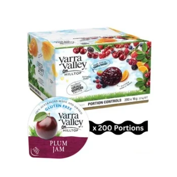 Yarra Valley Plum Jam Portions x 200 Carton