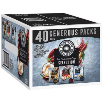 Red Rock Deli Chips 40 Single Serve Variety Packs