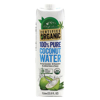 Chefs Choice Certified Organic 100% Pure Coconut Water 1 Litre