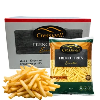 Cresswell Straight Cut Chips 9mm 6 x 2kg Carton