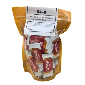 Individually Wrapped Lotus Biscoff Biscuits 50 Pack
