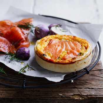Small Smoked Salmon Quiche 6 Pack