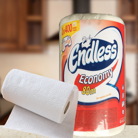 Endless Kitchen Paper Towel Rolls 400 Sheet