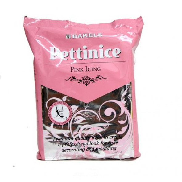 Bakels Pink Ready to Roll Pettinice Fondant Icing 750g