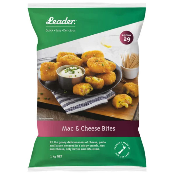 Mac n Cheese Bites frozen finger food product image