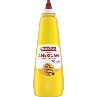 Masterfoods Mild American Mustard 920ml