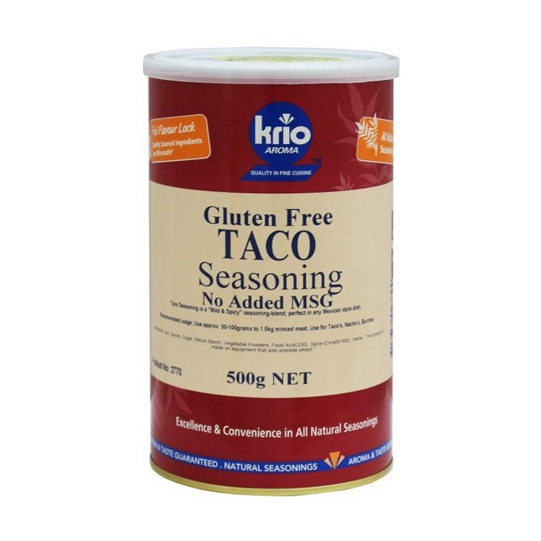 Krio Krush Taco Seasoning 500g Krio Krush foodservice product