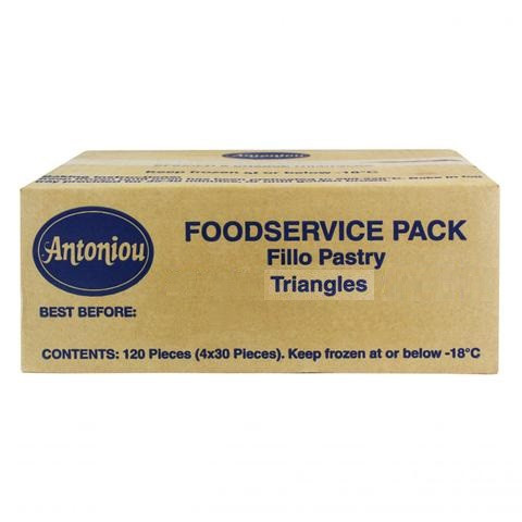 Spinach & Cheese Triangles 4 x 30Pkt Foodservice Pack frozen pastry finger food product image
