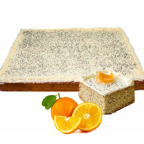Catermate Orange Poppyseed Slab Cake