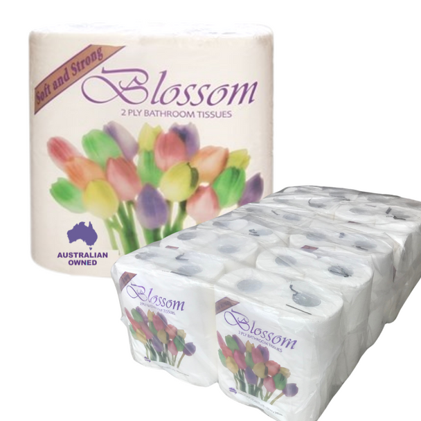 Blossom 2ply 250 Sheet Toilet Paper 48 Roll Pack