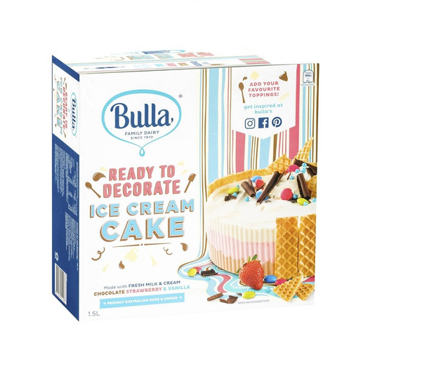 Bulla Ice Cream Cake Base Ready To Decorate