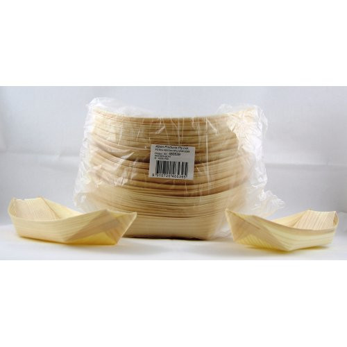 Pine Food Boats 25cm 50 Pack