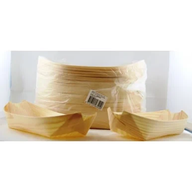 Pine Food Boats 20cm 50 Pack
