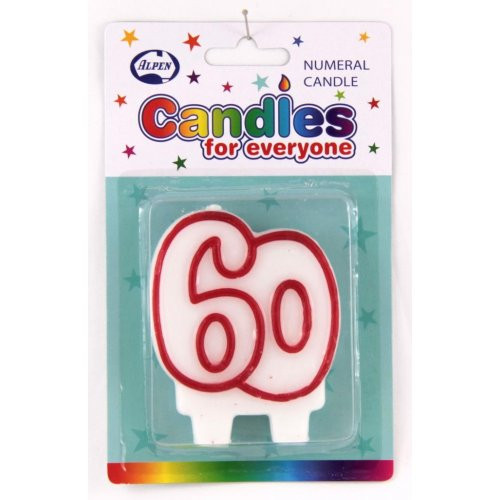Candle Numeral 60