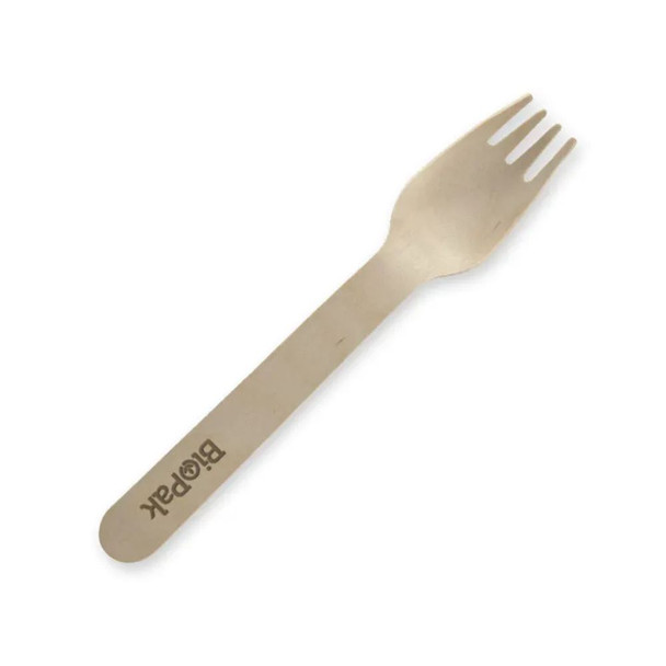 Biopak 16cm Wooden Forks