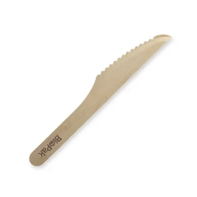Biopak Coated Wooden Knives 100 Pack