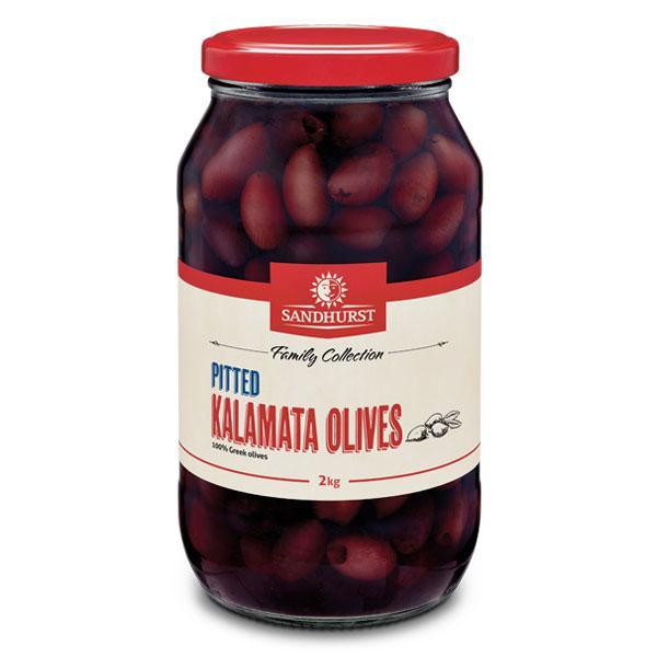 Olives Kalamata Pitted 2kg - Sandhurst