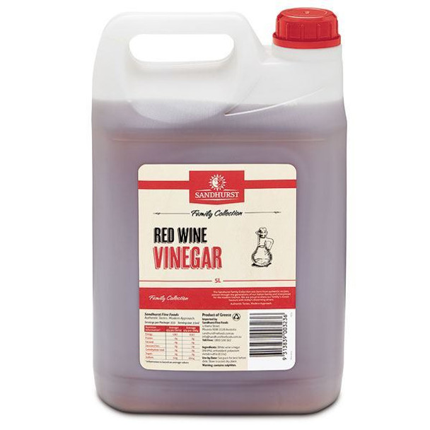 Vinegar Red Wine 5 Litre - Sandhurst