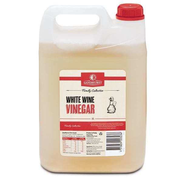 Vinegar White Wine 5 Litre - Sandhurst