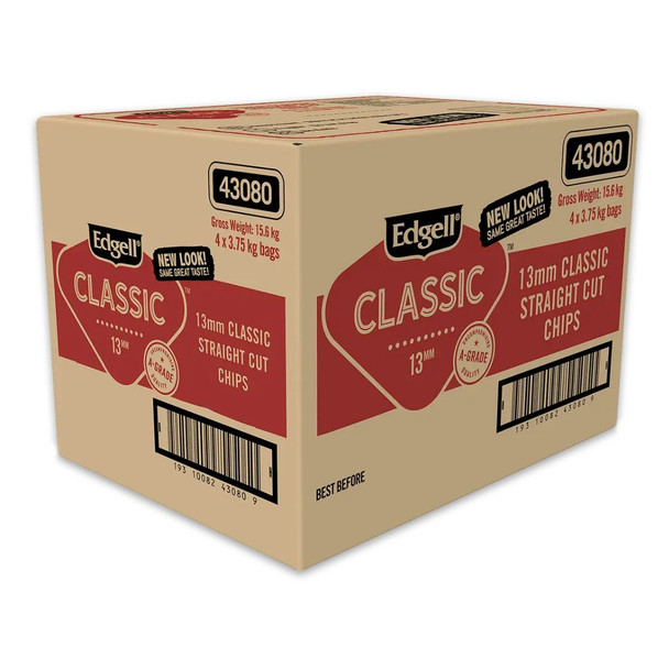 Edgell Classic 13mm Chips 4 x 3.75kg Carton
