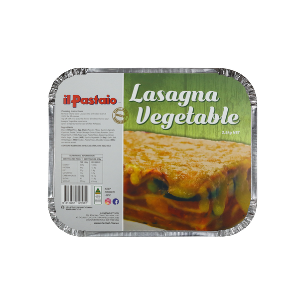 Il Pastaio Vegetarian Lasagne 2.5kg