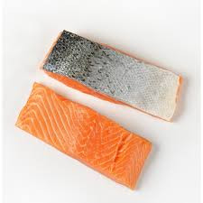Atlantic Salmon Portions Skin on raw