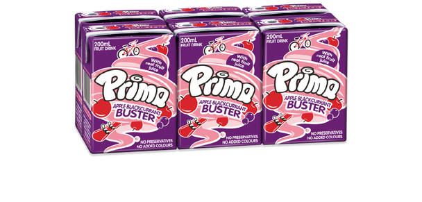 Juice Prima Apple Blackcurrant 6x200ml