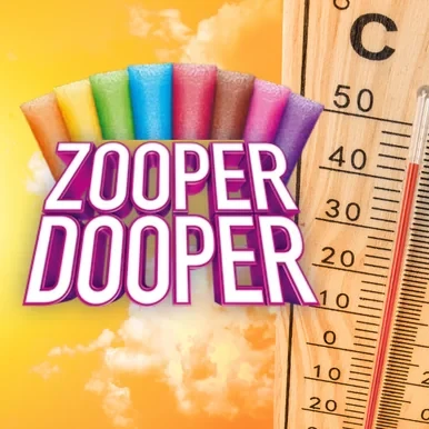 Zooper Dooper Ice Blocks 8 Cosmic Flavours 24 Pack