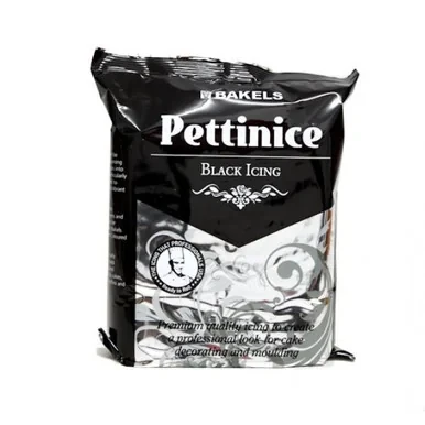 Bakels Black Ready To Roll Pettinice Fondant Icing 750G