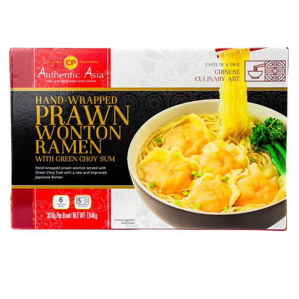 Authentic Asia Prawn Wonton Ramen Noodle Soup 6 Pack 