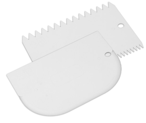 ICING COMB & BOWL SCRAPER 2 PIECE