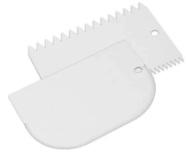 Icing Comb & Bowl Scraper 2 Piece