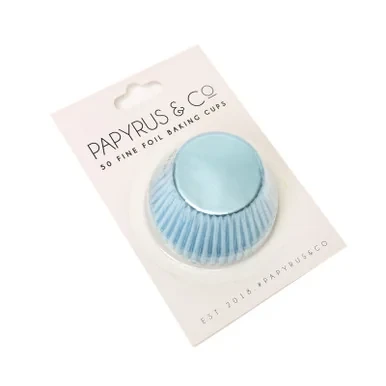 Pastel Blue Baking Cups 50 Pack