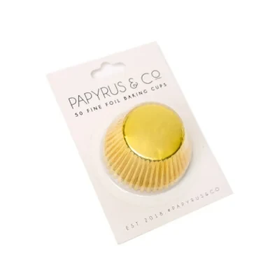 Gold Baking Cups 50 Pack