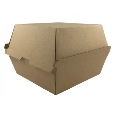 Large Kraft Takeaway Burger Boxes 50 pack