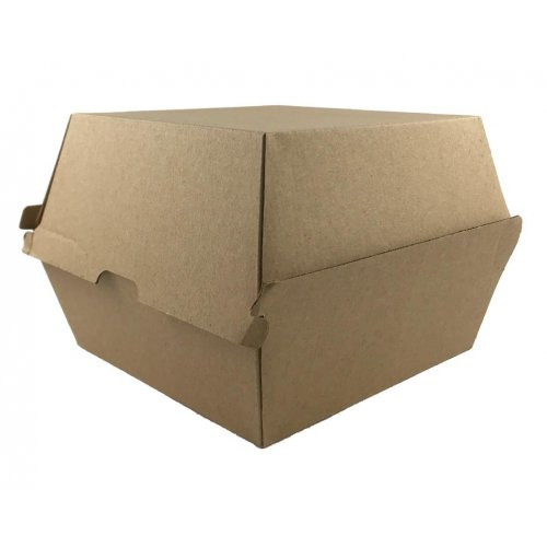 Large Kraft Takeaway Burger Boxes 50 pack