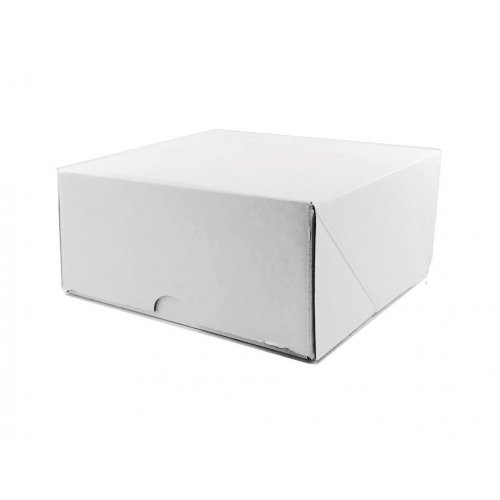 White Cake Box  6"