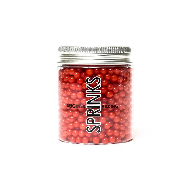 Red Cachours 4mm 85g - Sprinks