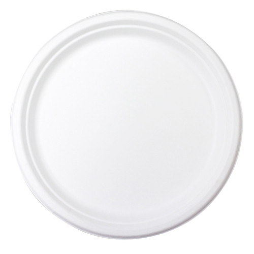 envirochoice Round 10" Natural Fibre Dinner Plates 25 Pack