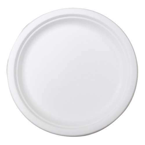 envirochoice Round 9" Natural Fibre Dinner Plates 25 Pack 