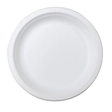 Round 7" Natural Fibre Snack Plates 25 Pack