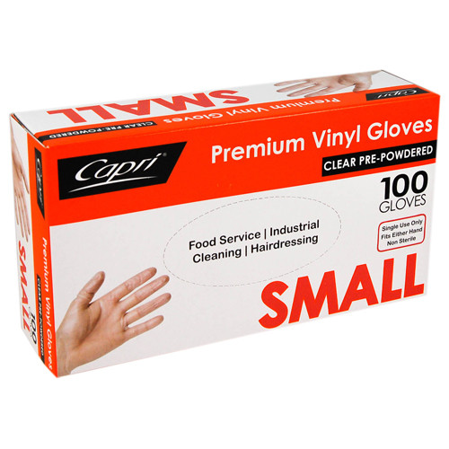 Small Vinyl Gloves 100 Pack