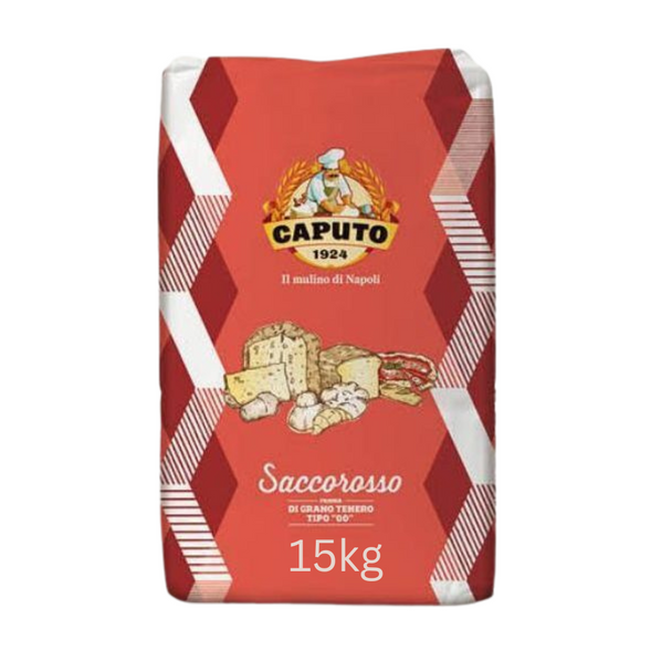 Caputo Saccorosso Farina 00 Flour 15kg product image for Padstow Food Service