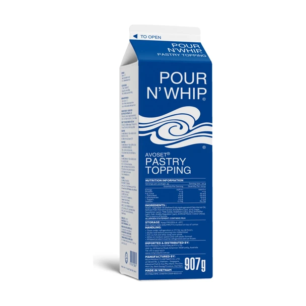 Rich's Avoset Pour N' Whip Pastry Topping 907g product image