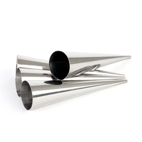 Mondo Cream Horn Moulds Stainless Steel 4 Pack