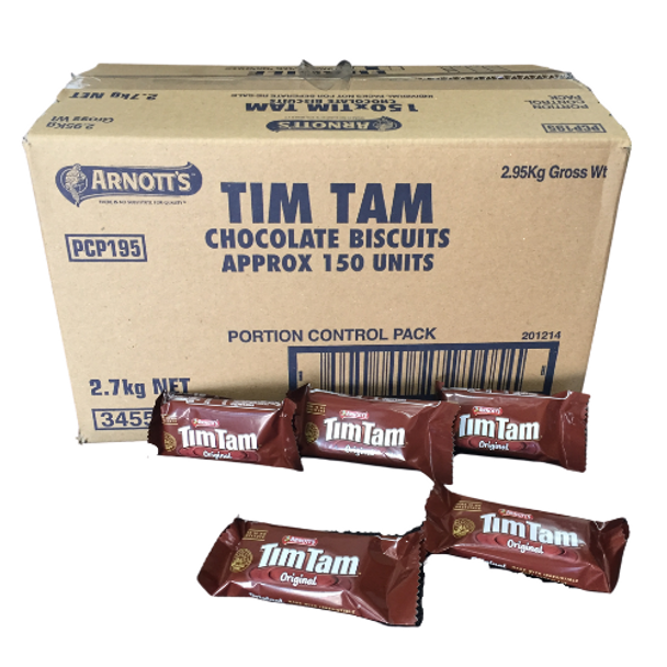 Arnott's Tim Tam Individually Wrapped Portions  150 Per Carton