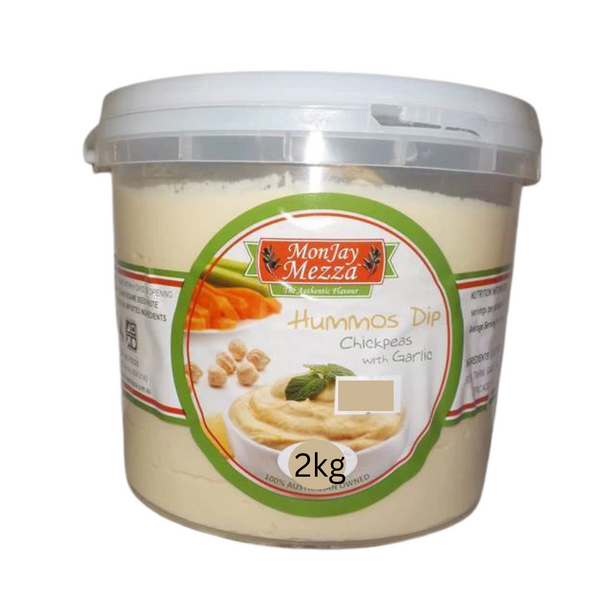 Monjay Mezza Hummos Dip 2kg Pail